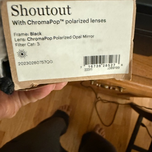 SMITH shoutout Black Sunglasses with ChromaPop Polarized Lenses - Picture 3 of 5